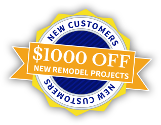 $1000 off new remodel projects for new customers